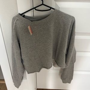 Free people cropped sweater with tags!!!